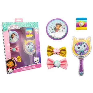Набор аксессуаров для волос с зеркалом, заколками, резинками и щеткой joy toy, модель SB10261