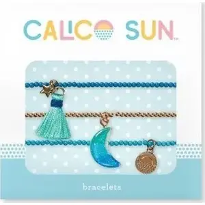 Bracelet Set Kolorowe Baloniki Księżyc Ombre 3 pcs