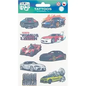 TEKA Teka Tatuaże Samochody – temporary car-themed tattoos, sheet set