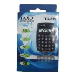 Calculator Titanum Taxo TG-819 black — desktop calculator, basic functions