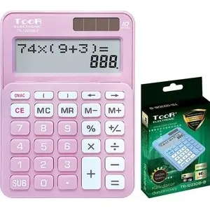 Desktop dual-line calculator Toor Electronic TR-1223DB-P — 10-digit display, basic arithmetic functions