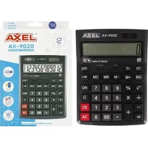 Desktop calculator Axel AX-9020 PUD 50/100 — basic arithmetic functions, LCD display