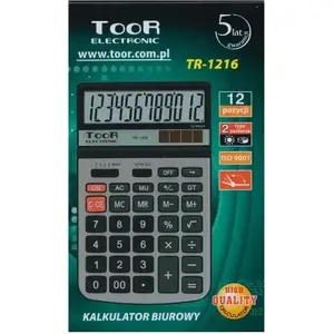 Калькулятор Toor Electronic TR-1216, 12-разрядный настольный