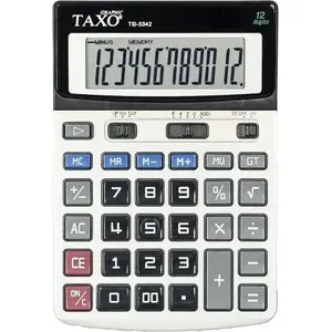 Desktop calculator Titanum Tg-3342 Taxo — basic arithmetic functions, battery-powered