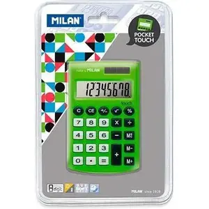Calculator Milan 150908GBL by Milan — basic desktop calculator, battery-powered, standard functions