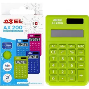 Desktop calculator Axel AX-200G PUD 50/200 with basic arithmetic functions