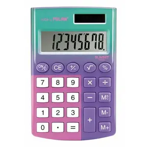 Calculator Milan Sunset Desktop Basic — 8-digit, Battery/Solar, Purple