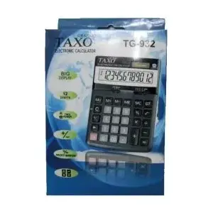 Calculator Titanum TAXO TG-932 black — basic portable desktop calculator
