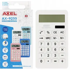 Calculator Axel AX-9255W — basic desktop calculator with PUD 50/100 PG functions