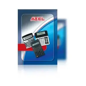 Desktop calculator Axel AX 668A — basic arithmetic functions, portable design