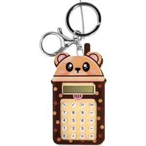 Acrylic Bear Keychain Calculator MCD model 5903420909562 — compact keyring calculator