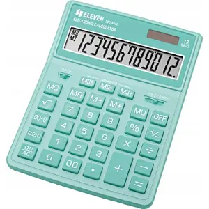 Calculator Eleven SDC-444XRGNE green 12-digit display