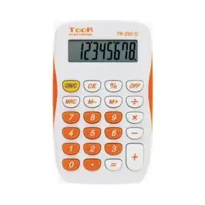 Calculator Toor Electronic TR-295O — basic desktop calculator, handheld design