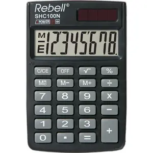 Научный калькулятор Rebell SHC100N — портативный научный калькулятор, базовый набор функций, батарейный
