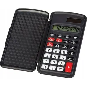 Pocket calculator Centrum 83405, compact 105×56×10 mm, includes button cell battery