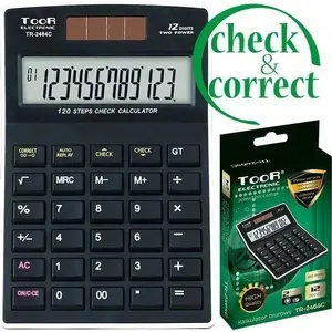 Desktop Calculator Toor Electronic TR-2464C — 12-digit basic office calculator