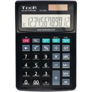 Calculator Toor Electronic TR-2296 12-digit waterproof
