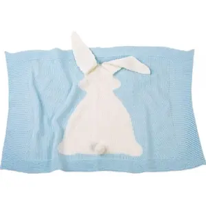 Blanket Llorens model 349226 — blue baby blanket by Llorens