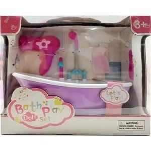 Adar doll bathtub with light, water and sound – interactive bath toy