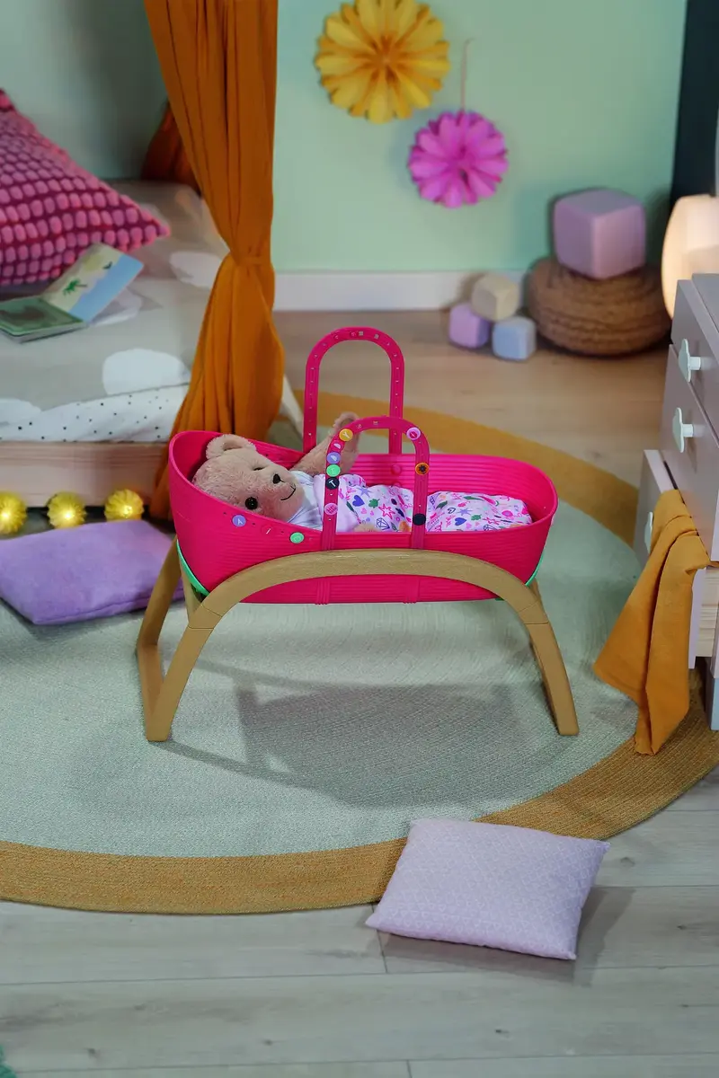 Lellešu šūpulis ZAPF BABY born 3 in 1 Pinplay Photo 10