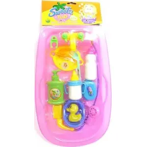 Doll Bathtub and Feeding Set Bemag 1/195707 – bath and feeding accessories for dolls