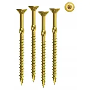Wood screw Koelner/Rawlplug TS-6180 6x180 mm, countersunk head, TX drive