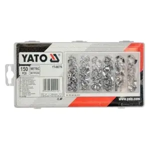 Wing Nuts Set YATO YT-06776 — metric, 150 pieces, mixed sizes