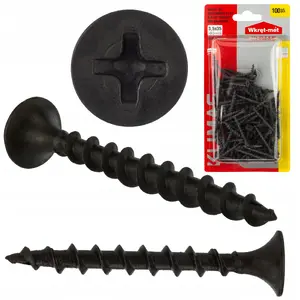Drywall Screws Klimas BGD-35035*P100 — self-tapping screws for gypsum board, box of 100