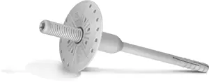 RAWLPLUG R-TFIX-8S-415 screw-in façade anchor 8 mm / 415 mm with overmoulding, set for surface and countersunk installation