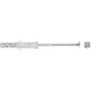 Klimas expansion plug with countersunk cross head 6x35 KRX 3.5x35 – metal/plastic fastener