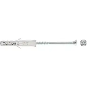 Klimas plastic expansion anchor with countersunk cross head 4x60 KRX-8/4X60