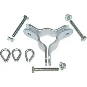Clamp Bracket for Mounting Ducts Delta SR-3050E – SR-3050E mounting clamp for ventilation ducts