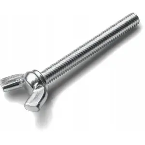 Wing Screws Zinc-plated DIN 316 M4×25 mm, Koelner, pack of 2