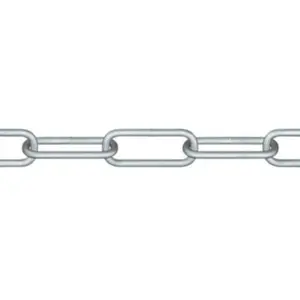 Chain, long-linked steel Dymo 5.0 mm x 5 m — long-link steel chain 5.0 mm