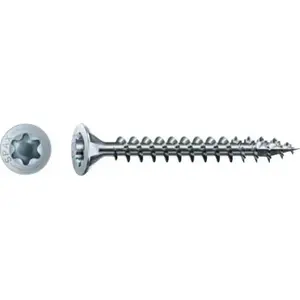 Wood screw SPAX SX109690I 6.0×50 mm WIROX mini, white zinc-coated, Torx TX