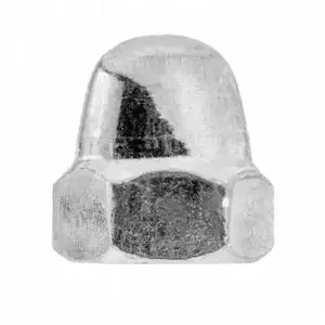 Uzgaliņu uzmavas (cap nuts) Koelner A2 M6, nerūsējošais tērauds, 12 gab.