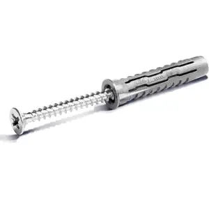 Дюбель Koelner/Rawlplug UNIPLUG 8 x 65 мм с шурупом 5,0 x 80 мм, 50 шт., 12 упаковок