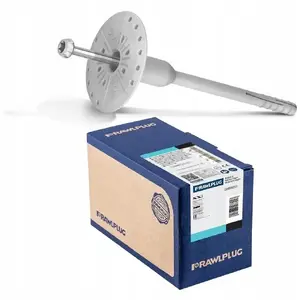 RAWLPLUG R-TFIX-8S-375 screw-in façade anchor 8×375 mm without mortar splash, for tool-mounted installation, pack of 100