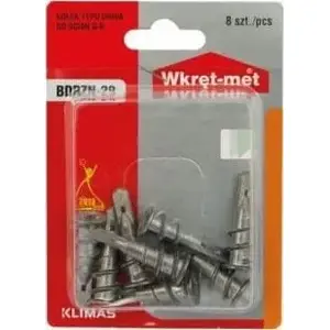 Металлические дюбели Wkręt-met Driva для гипсокартона 8 шт 4–4.5 x 30 мм