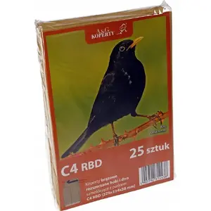Envelope NC Koperty C4 with Self-Seal Strips, Brown, Gummed with Expanded Sides and Bottom, Pack of 25