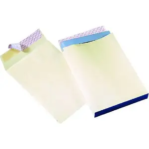 Aploksnes HERLITZ KOPERTY E4+ HK ar lentām, ar paplašināmām sānu malām un dibenu, baltas, 100 gab.