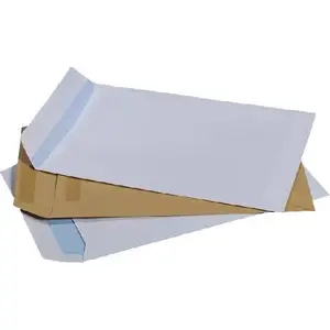 Конверты B5 самоклеящиеся коричневые HERLITZ 50 шт.