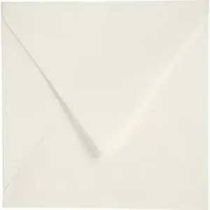 Конверт focus 160×160 мм Raw White 120 г/м² — упаковка 50 шт.