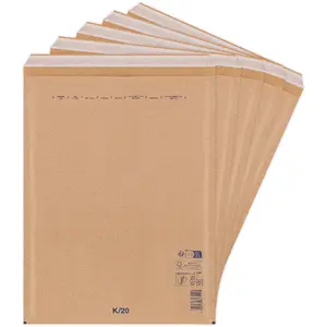 Protective bubble mailer EMERSON K/20 brown, 370 x 480 x 50 mm, padded envelope