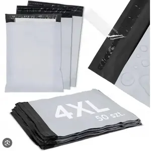 zenwire polietilēna kurjerpasta maisiņi XL 450 x 550 mm, pašlīmējoši polipropilēna konverti, 50 gab.