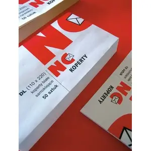 Envelope C5 NC Koperty white 90 g/m² 162×229 mm pack 50 pcs with blue underprint