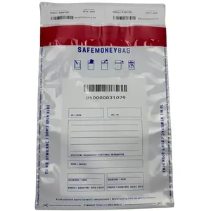 Security Deposit Envelopes Dymo SAFEMONEYBAG B5 190×260×35 mm white, pack of 100
