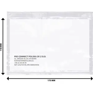 Envelope Office Products C6 transparent, pack 500 – courier/return sleeve