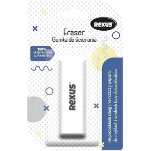 Eraser Beniamin Gumka do mazania by Beniamin – standard rubber eraser, white, pocket size