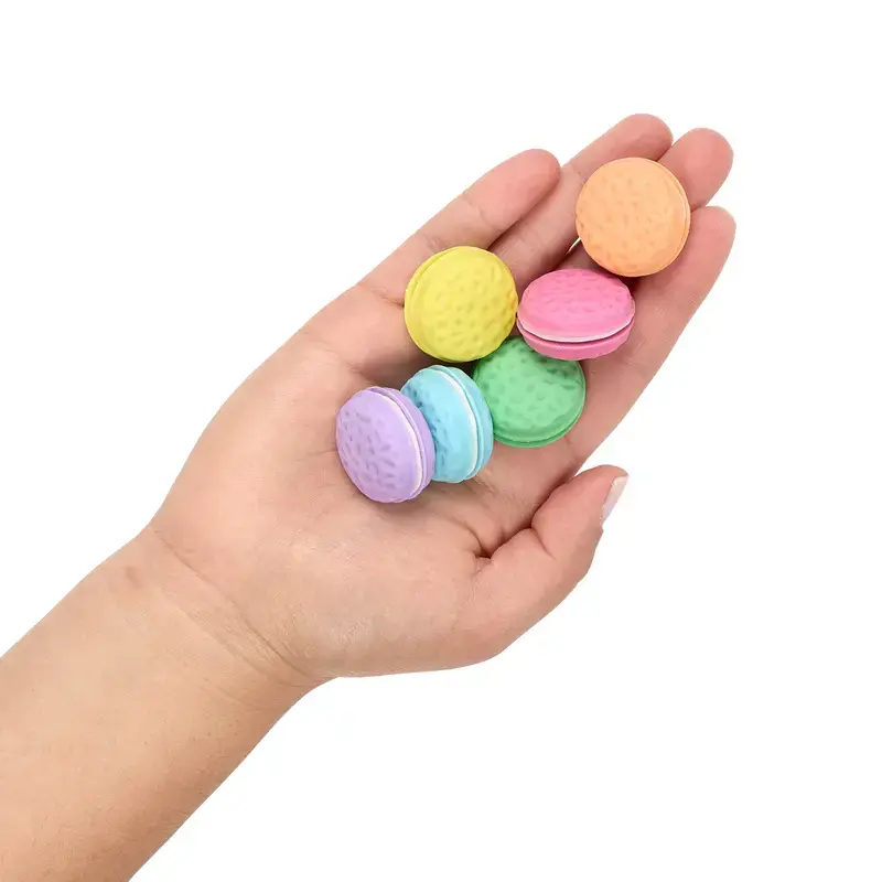 Kolorowe Baloniki OOLY Macarons Vanilla — 6 ластиков Photo 3